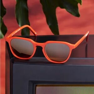 Toro y Moi x Warby Parker - Non Prescription Mahal Orange Sunglasses